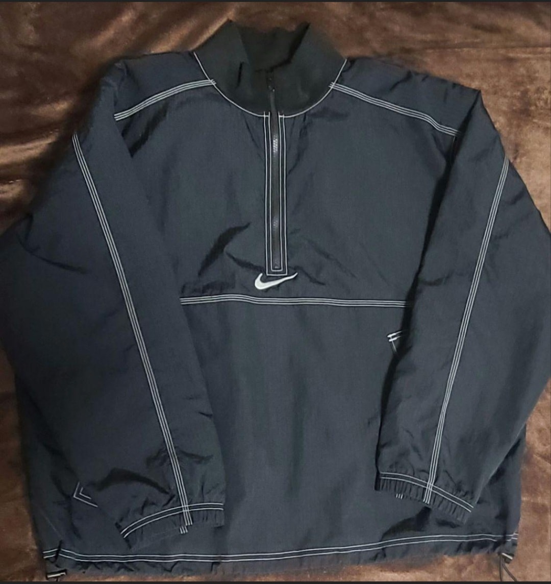 Supreme x Nike Ripstop Pullover "Black"