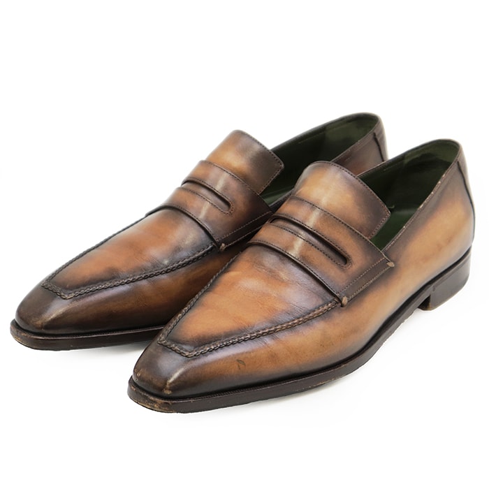 Berluti ベルルッティ アンディ デムジュール ローファー サイズ 40 メンズ レザーシューズ 革靴 袋・純正シューツリー付属 ブラウン 茶色