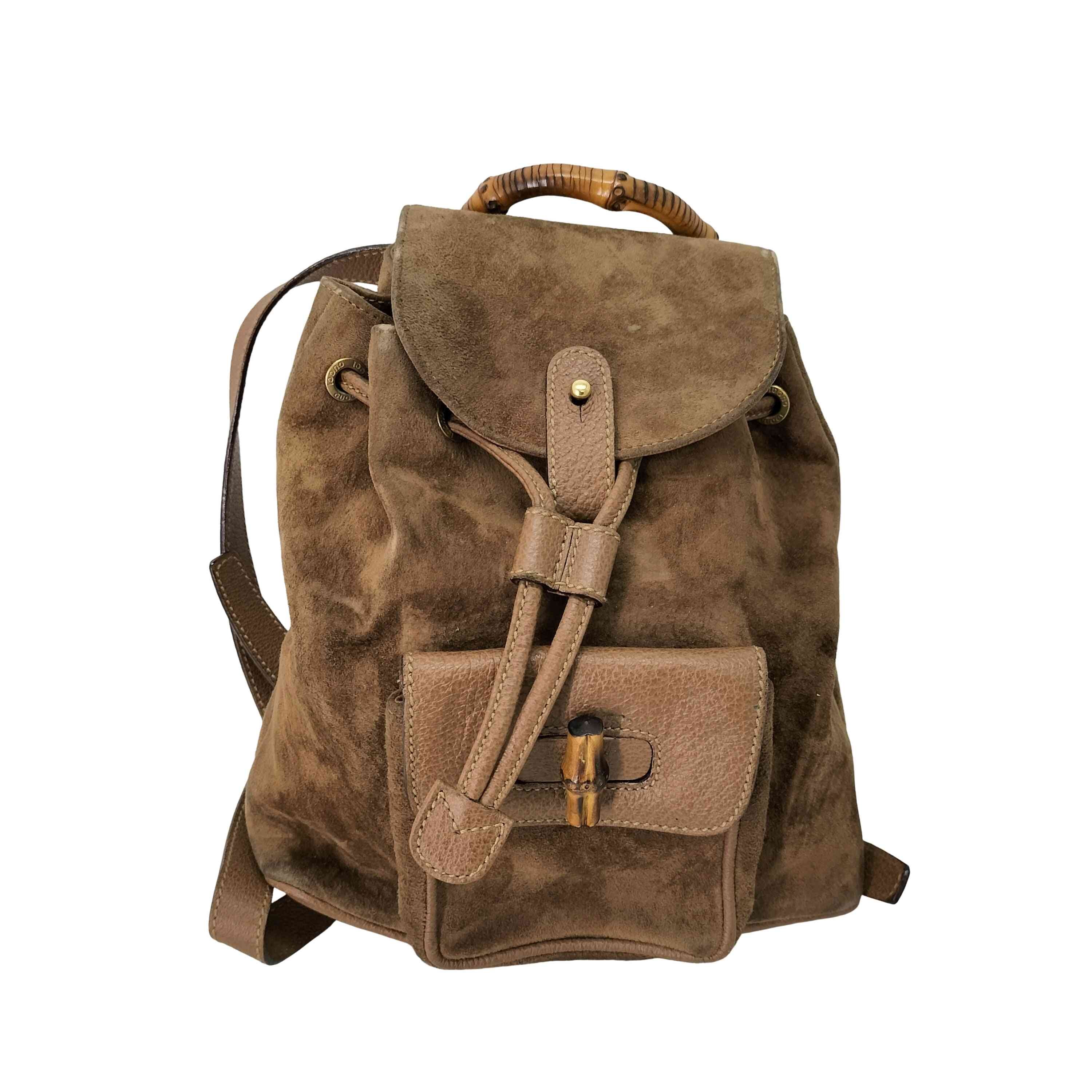 バンブー スエード リュック【1141810199610】