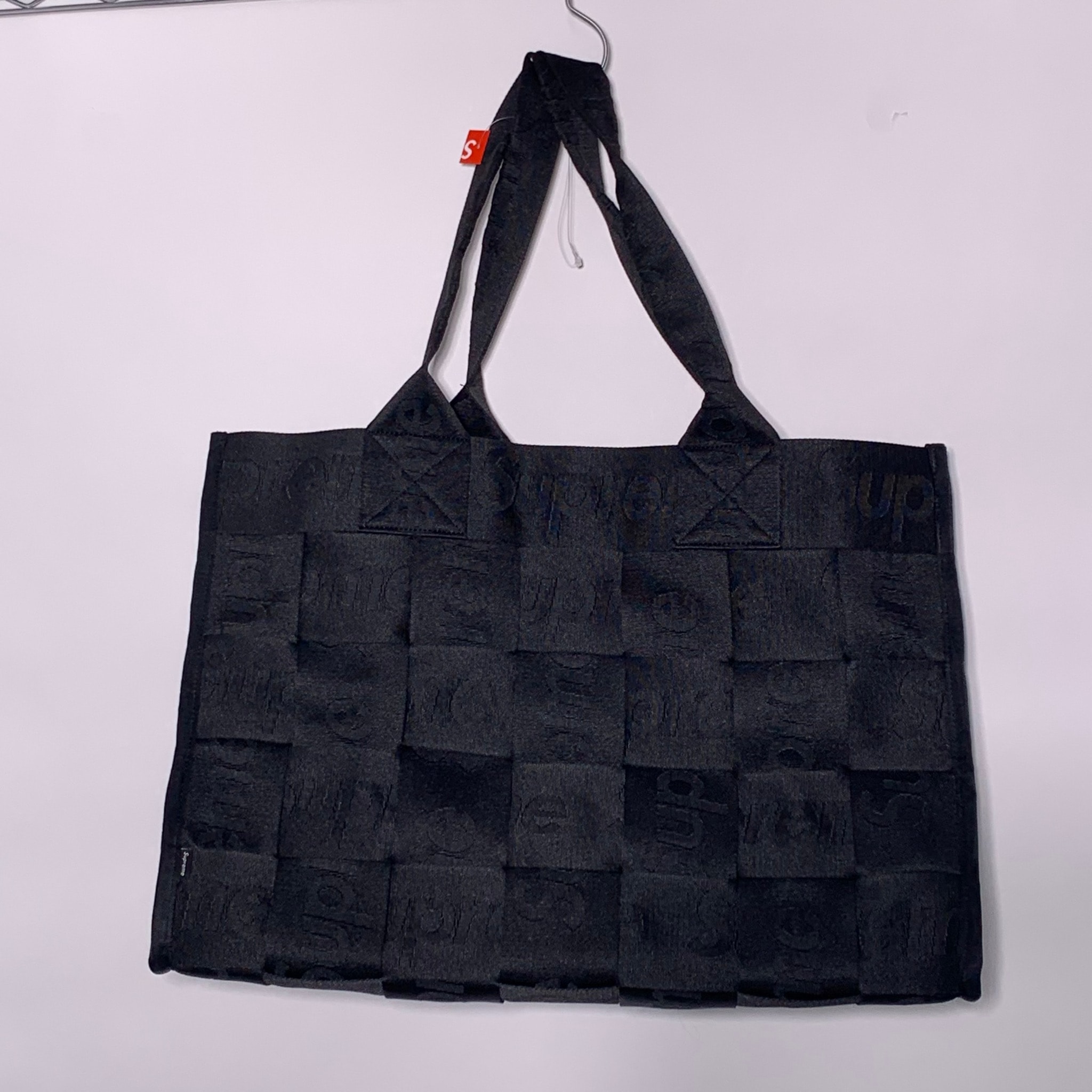 Supreme Woven Large Tote (23SS) "Black"