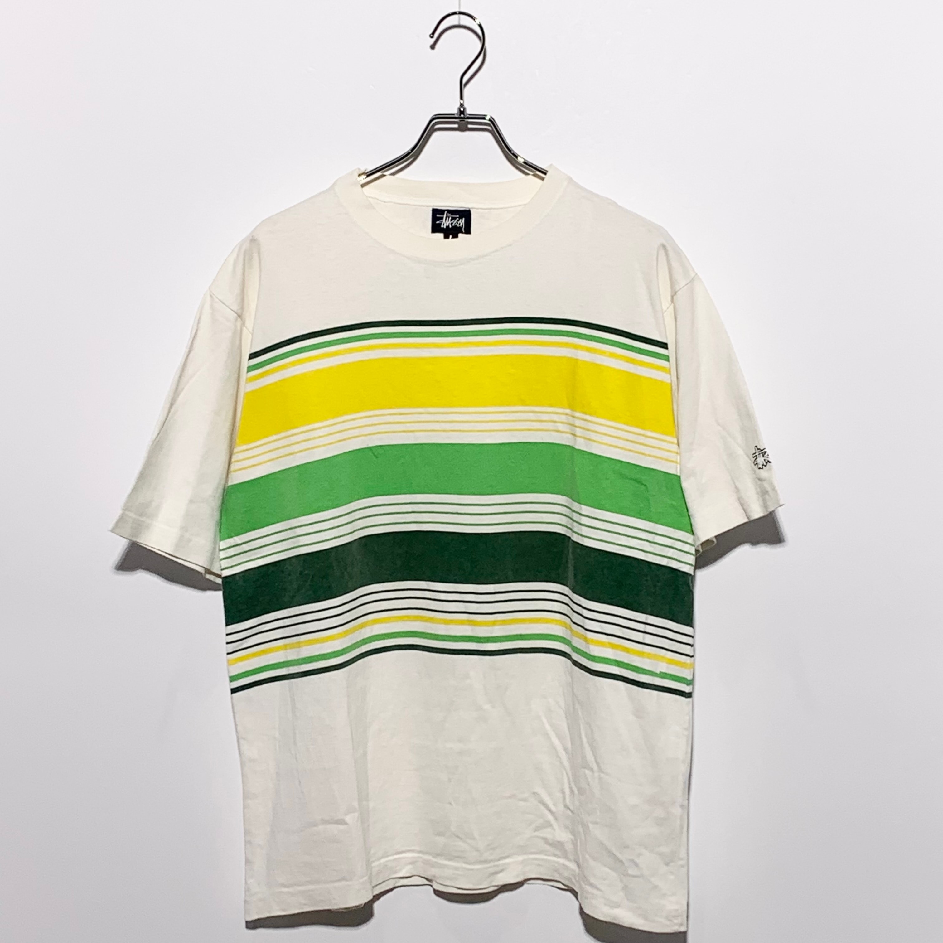 Stussy 90's old Border Print Tee White