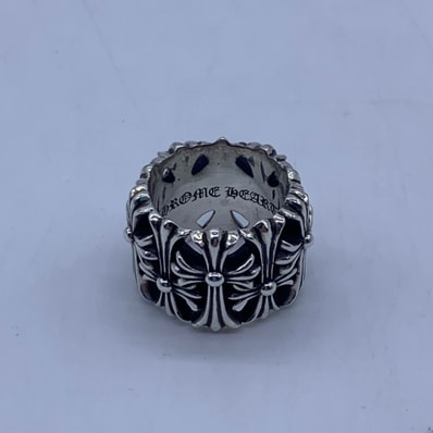 Chrome Hearts Cemetery Cross RIng "Silver"