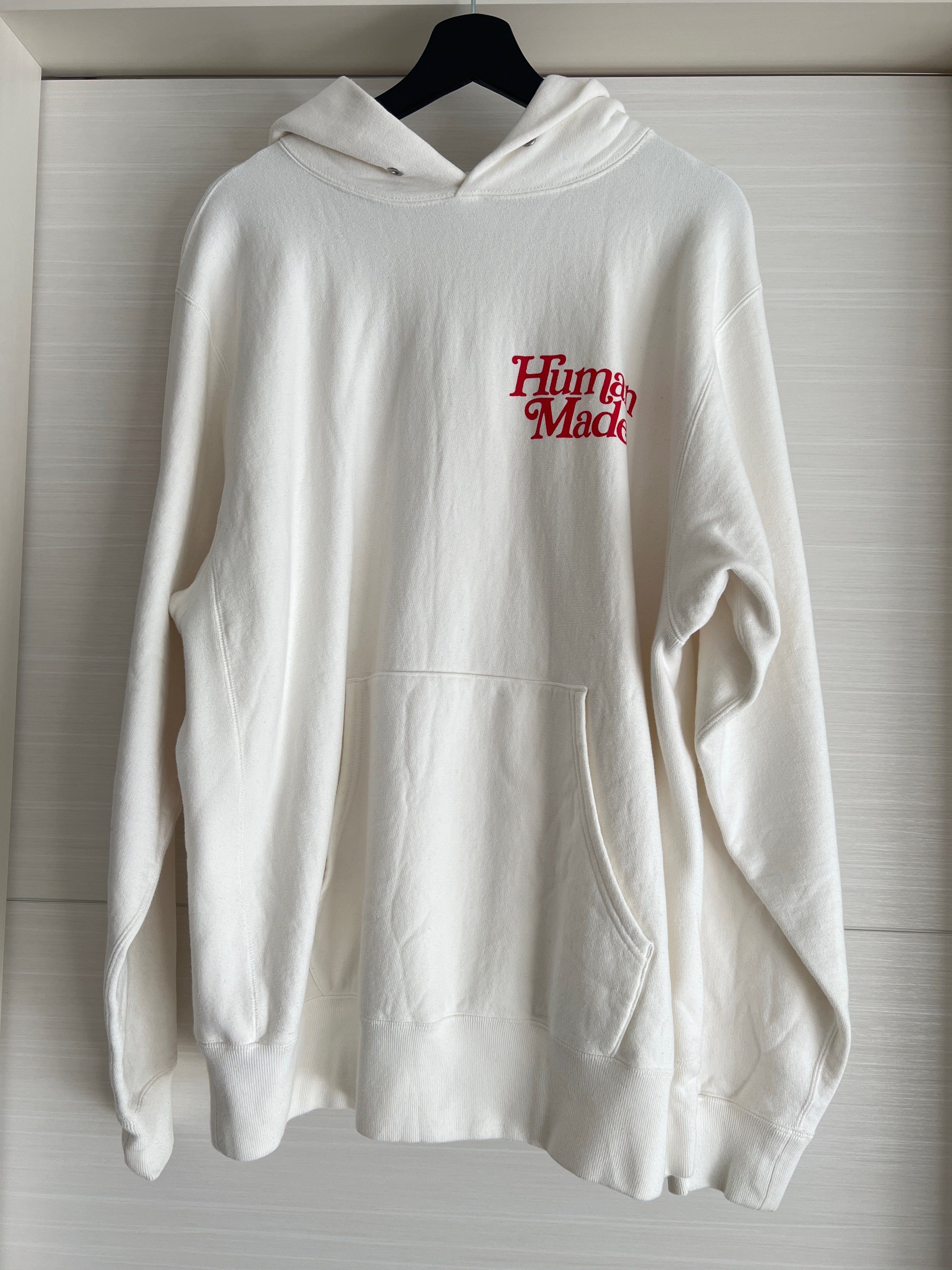 HUMAN MADE Girls Don ’t Cry hoodie "White" / VERDY