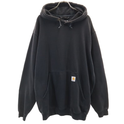 Carhartt カーハート 長袖 パーカー L ブラック系 スウェット 裏起毛