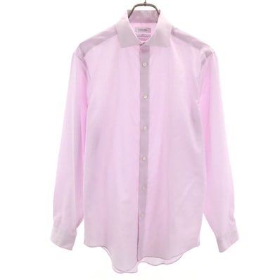 Calvin klein カルバンクライン 長袖 シャツ 151/2 パープル