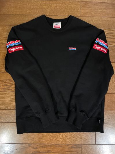 Supreme x Honda x Fox Racing Crewneck "Black"