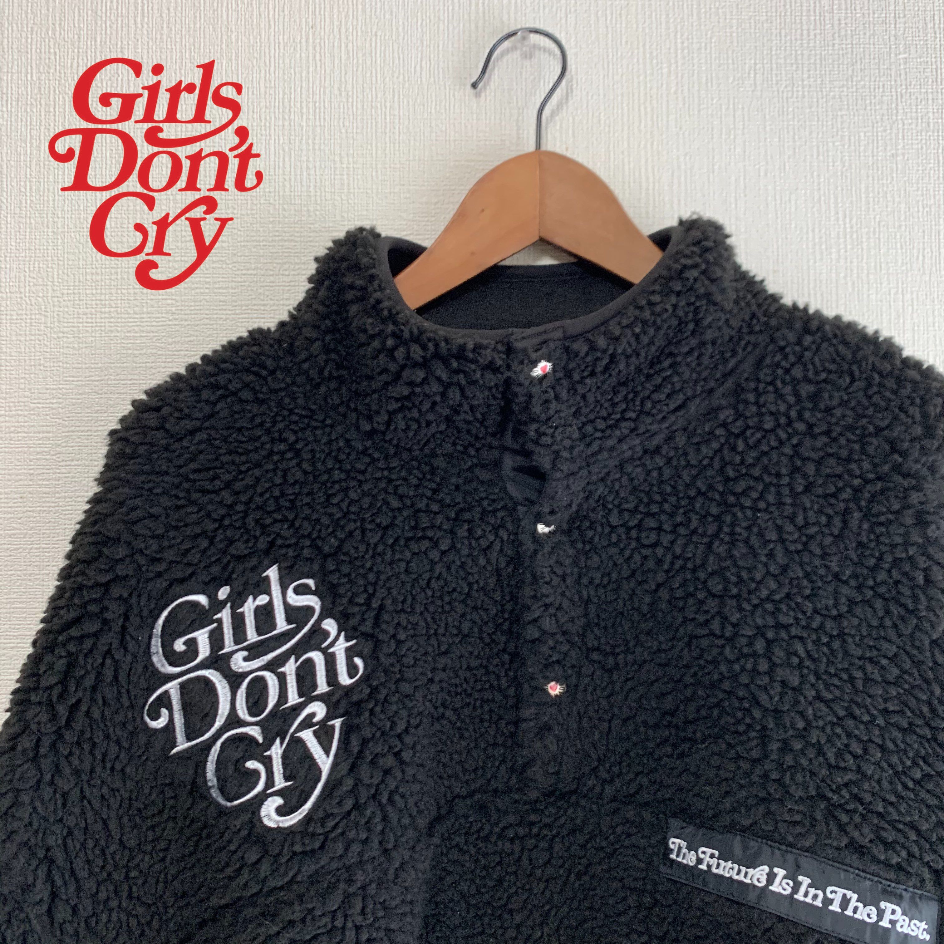 HUMAN MADE Girls Don ’t Cry fleece jacket "Black" / VERDY
