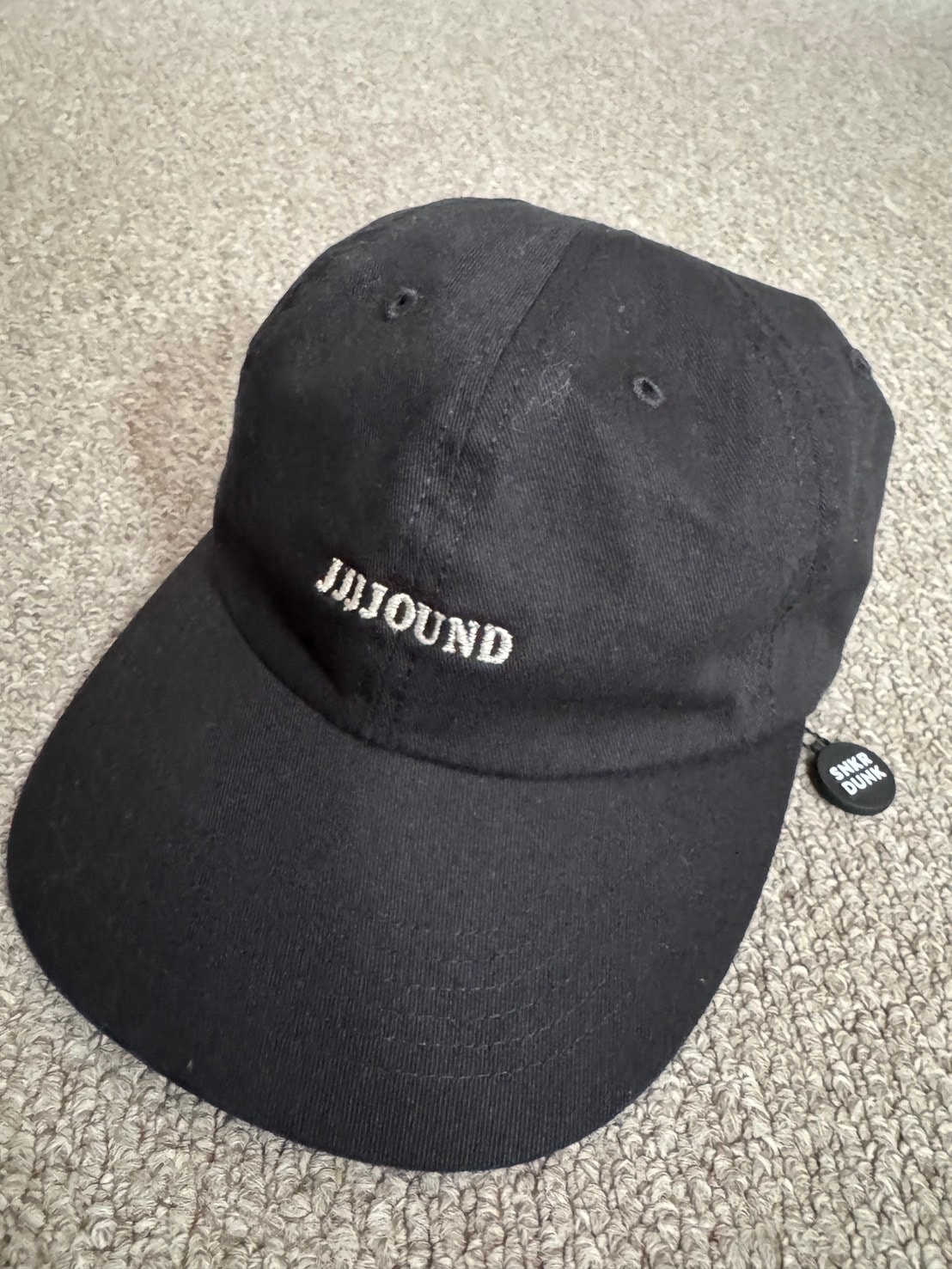 JJJJound Logo Weekend Cap "Black/Silver"