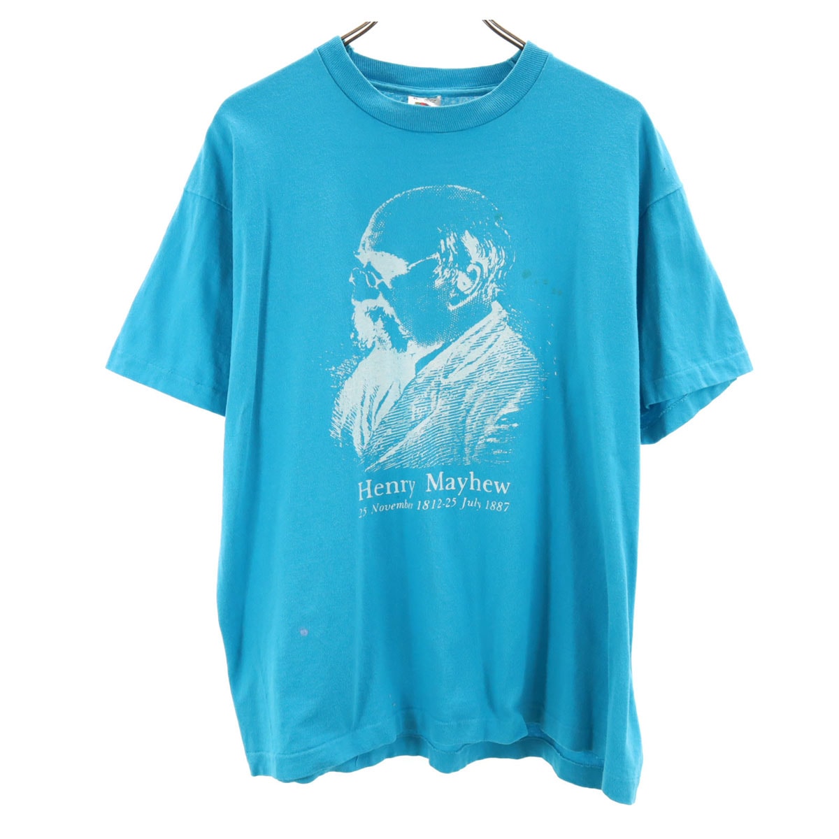 FRUIT OF THE LOOM フルーツオブザルーム 90s USA製 オールド ヘンリー・メイヒュー 半袖 Tシャツ XL シングルステッチ Henry Mayhew