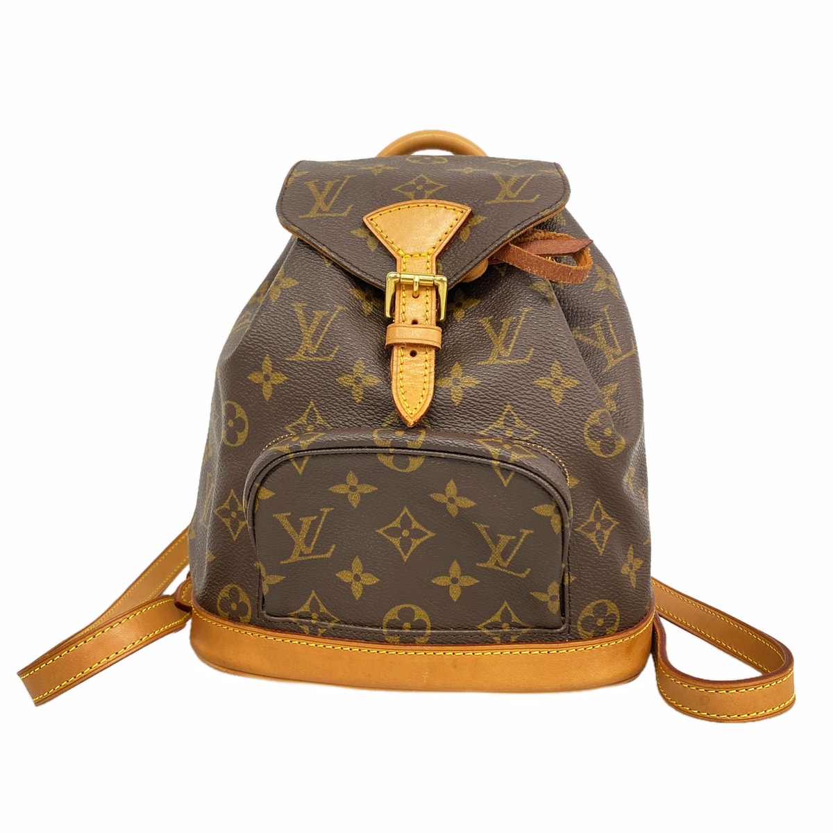 【6gd5365】ルイヴィトン リュック・デイパック モノグラム ミニモンスリ M51137 ブラウン【中古】レディース
