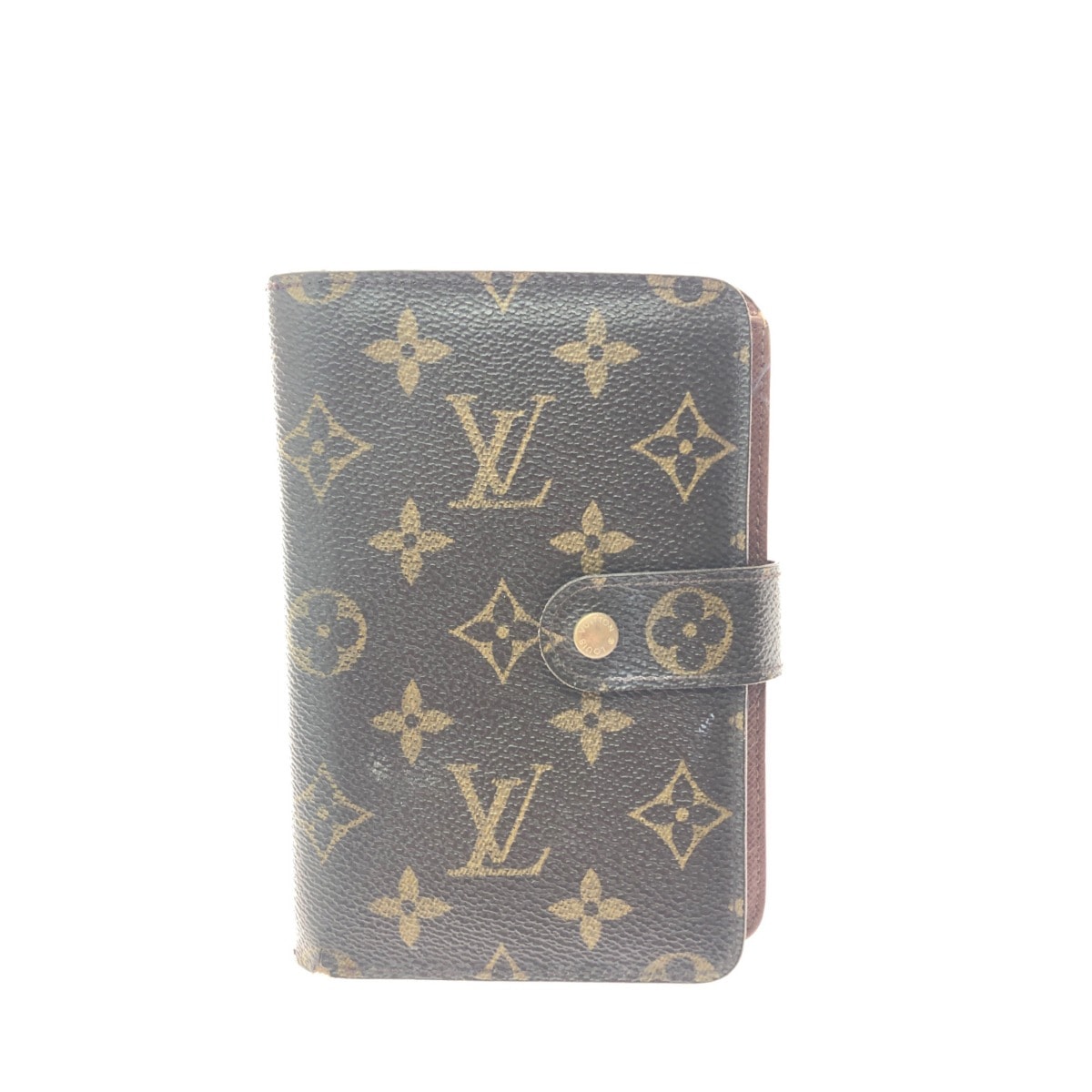 ▼▼LOUIS VUITTON ルイヴィトン レディース 二つ折り財布 パスケース付財布 モノグラム ポルトパピエジップ M61207