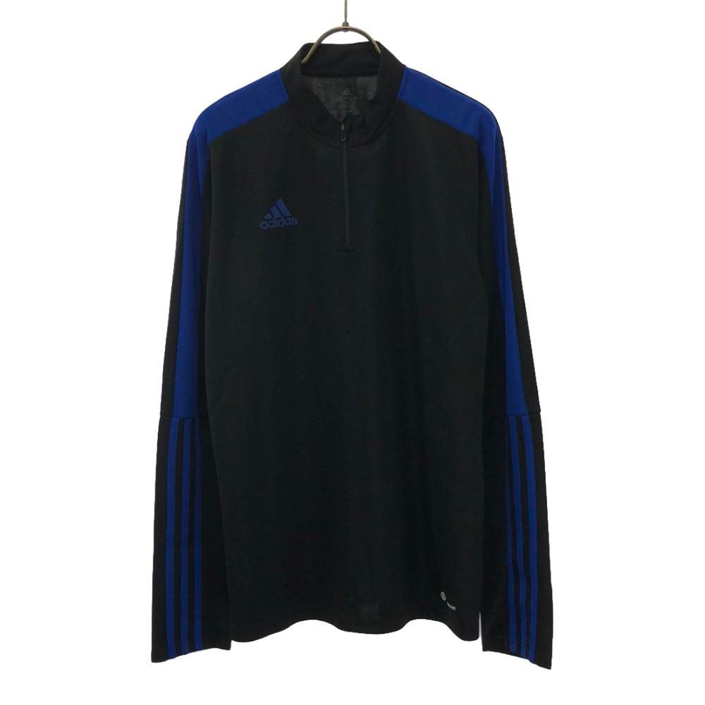 adidas 長袖 ハーフジップ カットソー