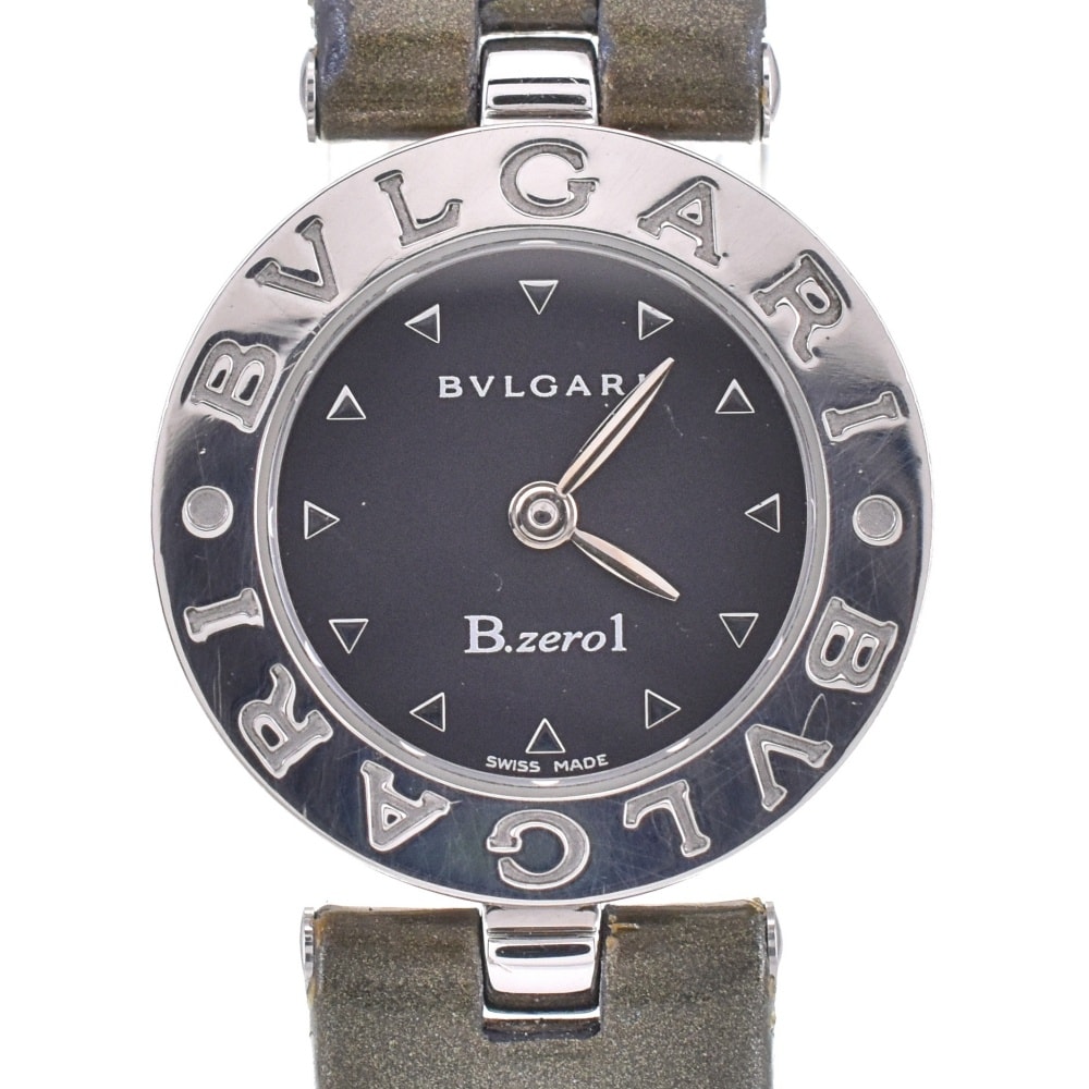 値下 ブルガリ BVLGARI BZ22S B.zero1 SS/レザー クォーツ レディース N#143404
