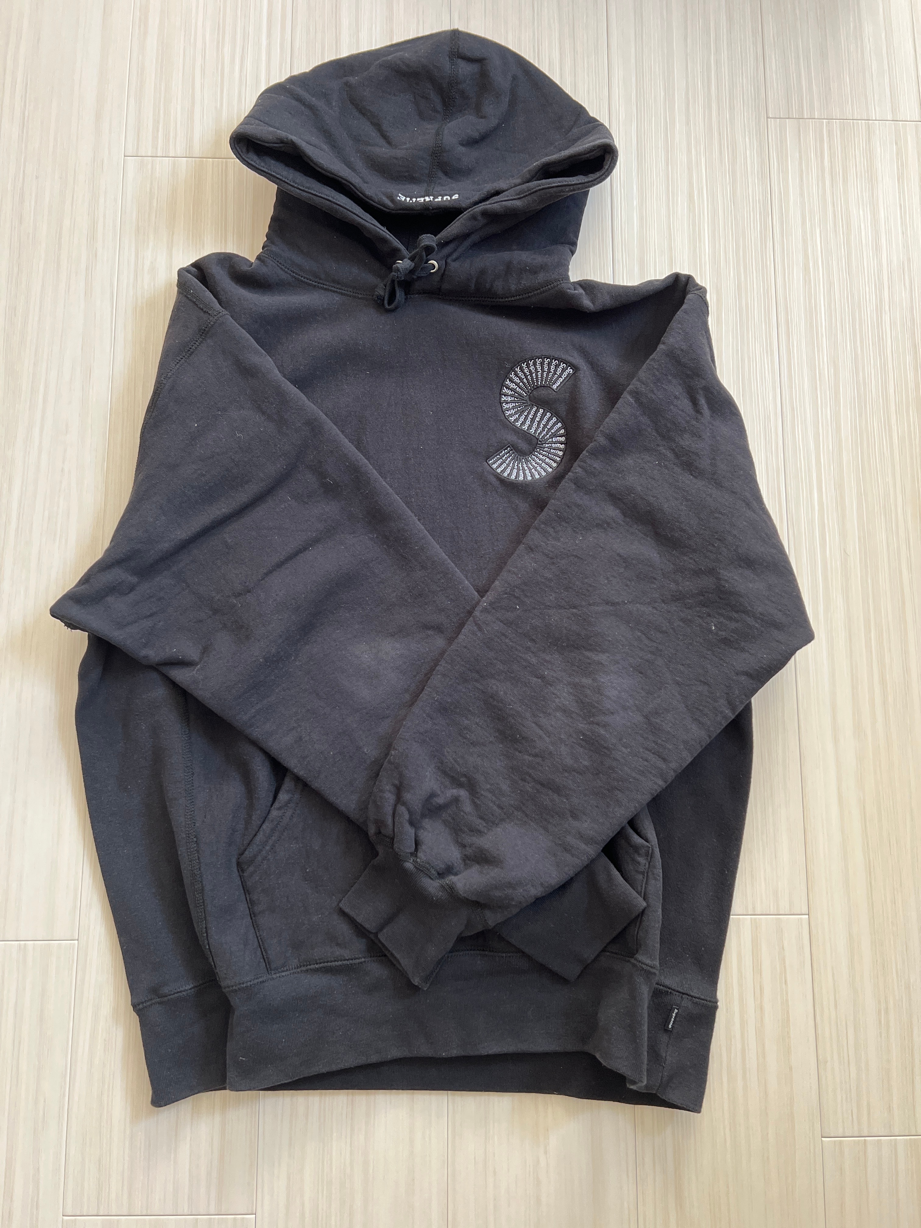 Supreme S Logo Hooded Sweatshirt "Black" (20FW)