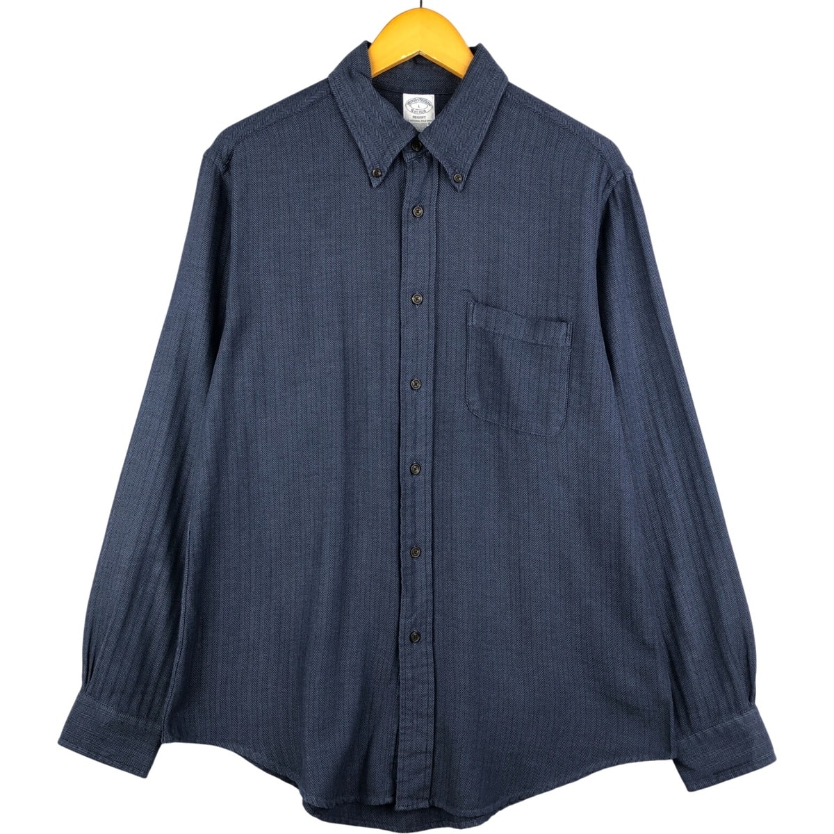 古着 ブルックスブラザーズ Brooks Brothers Est.1818 長袖 ボタンダウンシャツ メンズL相当/eaa594217