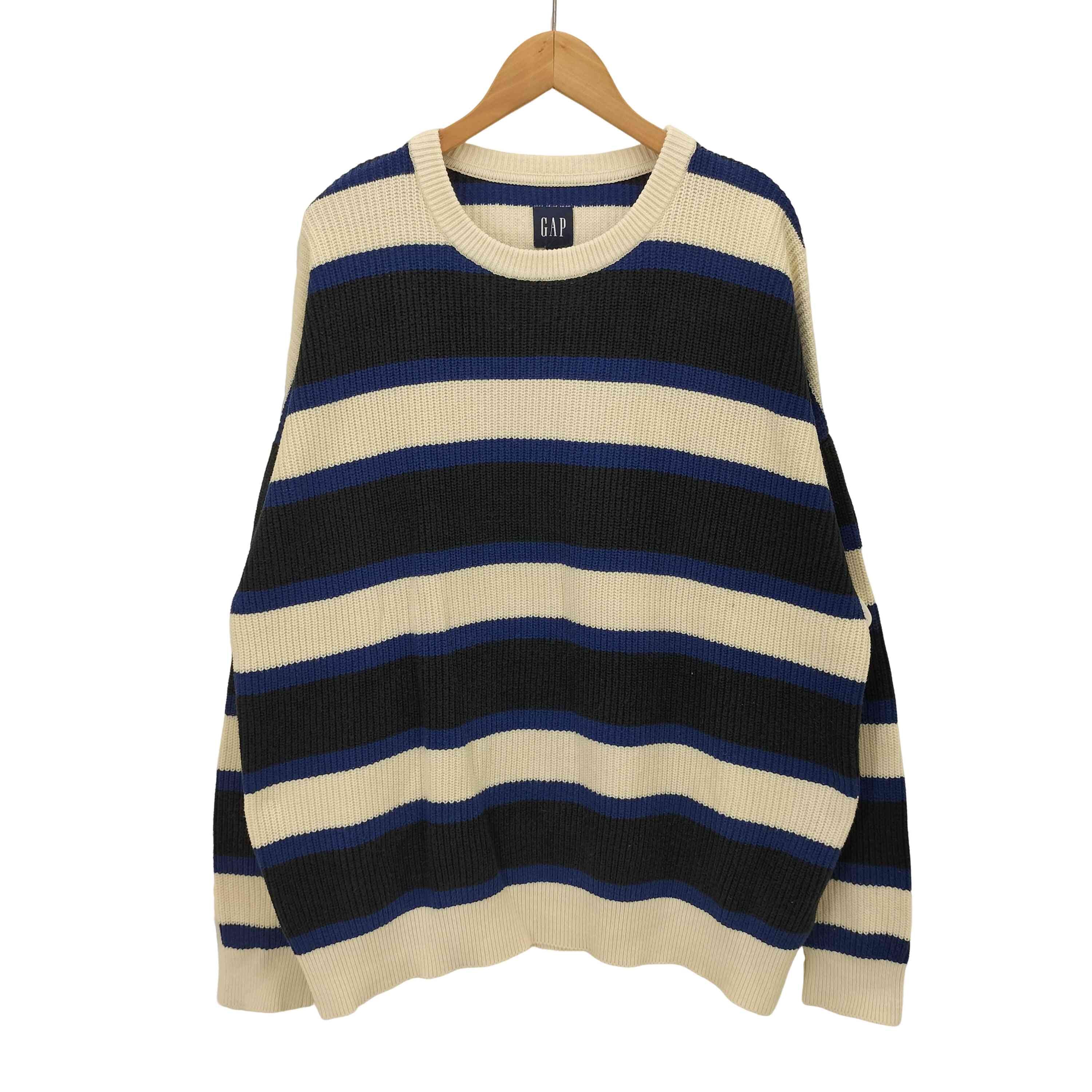 アクリルコットン ボーダー柄ニット【1138301150540】