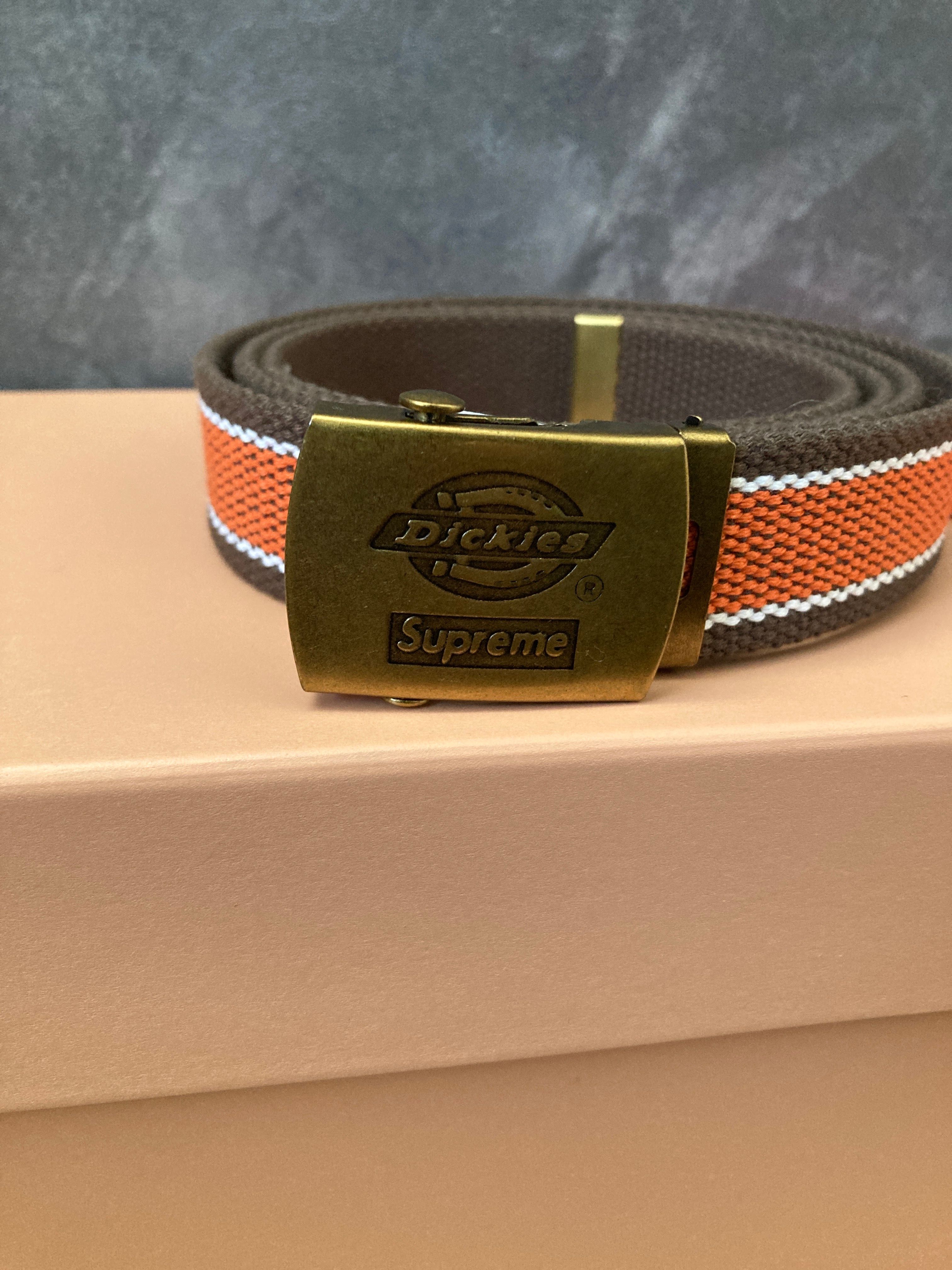 Supreme x Dickies Stripe Webbing Belt 