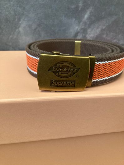 Supreme x Dickies Stripe Webbing Belt "Brown"