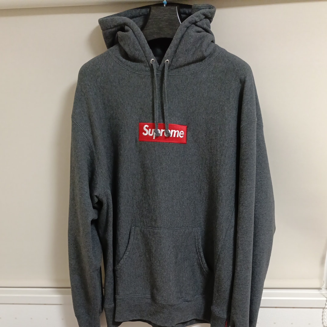 Supreme Box Logo Hooded Sweatshirt "Charcoal" (21FW)