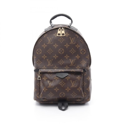 ルイ・ヴィトン LOUIS VUITTON パームスプリングス バックパックPM リュックサック バックパック バッグ PVCコーティングキャンバス レザー モノグラム レディース ブラウン系 / ブラック系 M44871 【中古】