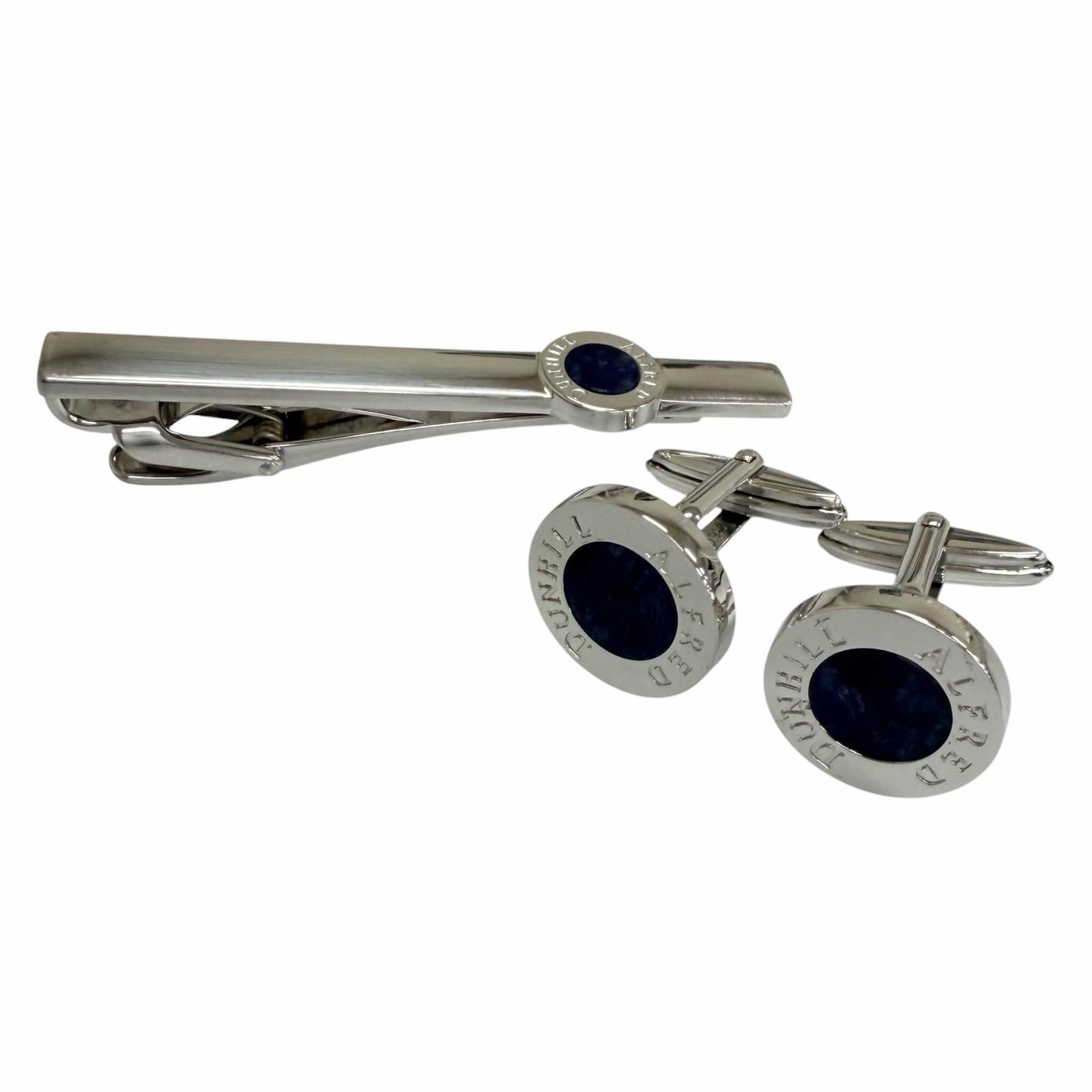 美品 ダンヒル カフスボタン カフリンクス シルバー メンズ