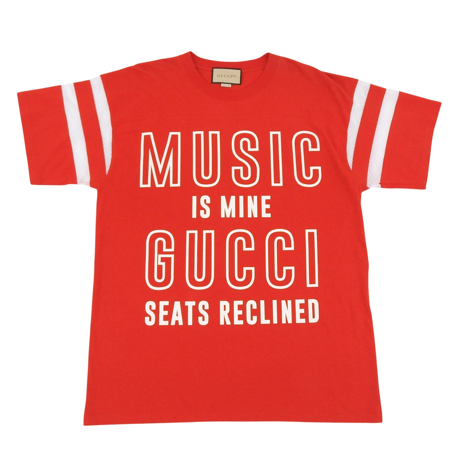 極美品 グッチ
 半袖Tシャツ レッド メンズ L 655459 XJDXN