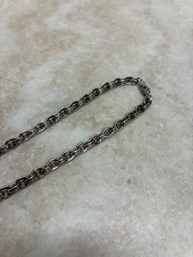 Chrome Hearts Paper Chain Necklace "Silver"