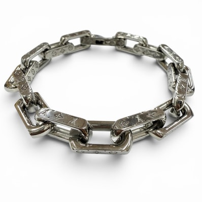 極美品 ルイヴィトン ブレスレット シルバー メンズ L M00308