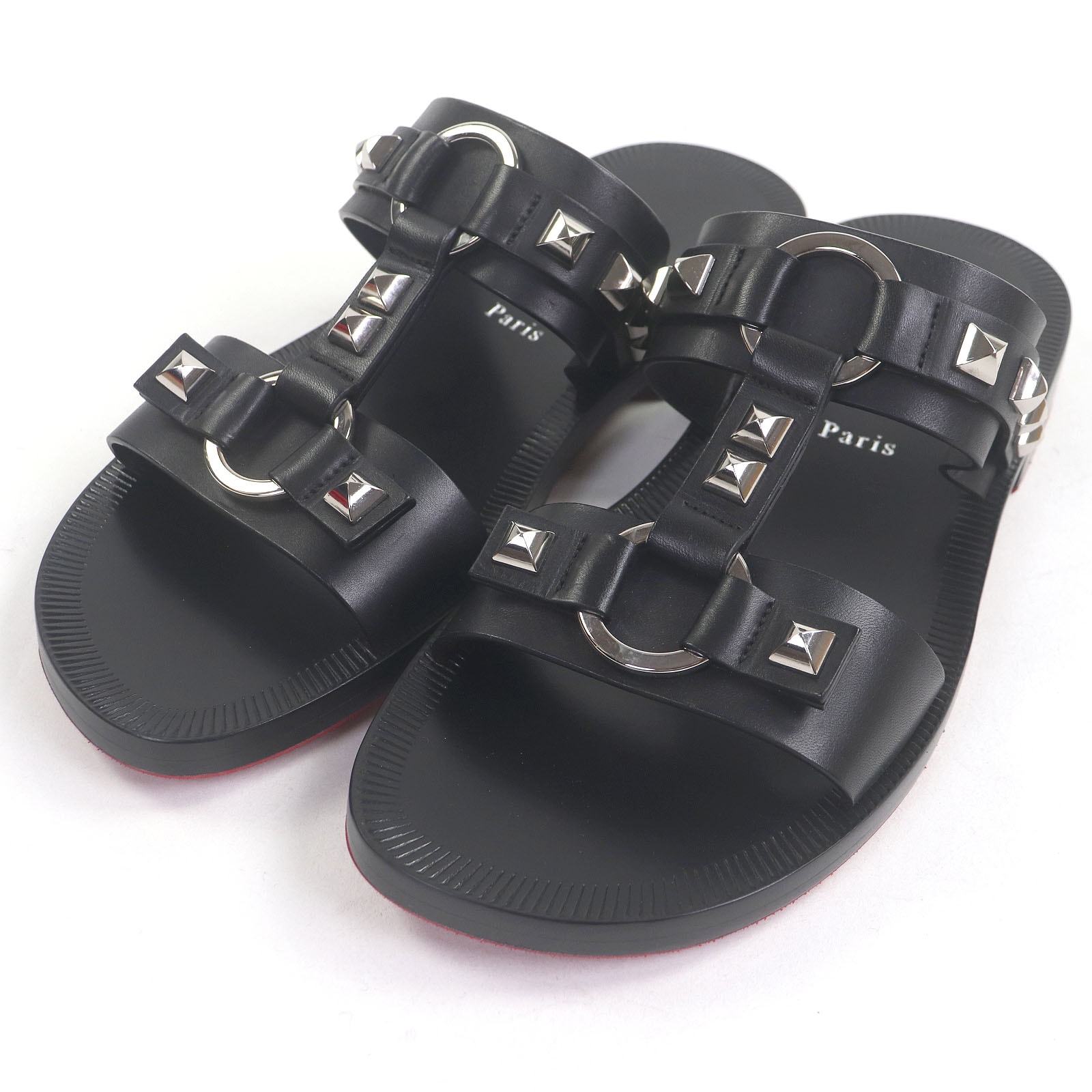 極美品 クリスチャンルブタン サンダル VENI VIDI LOUBI FLAT