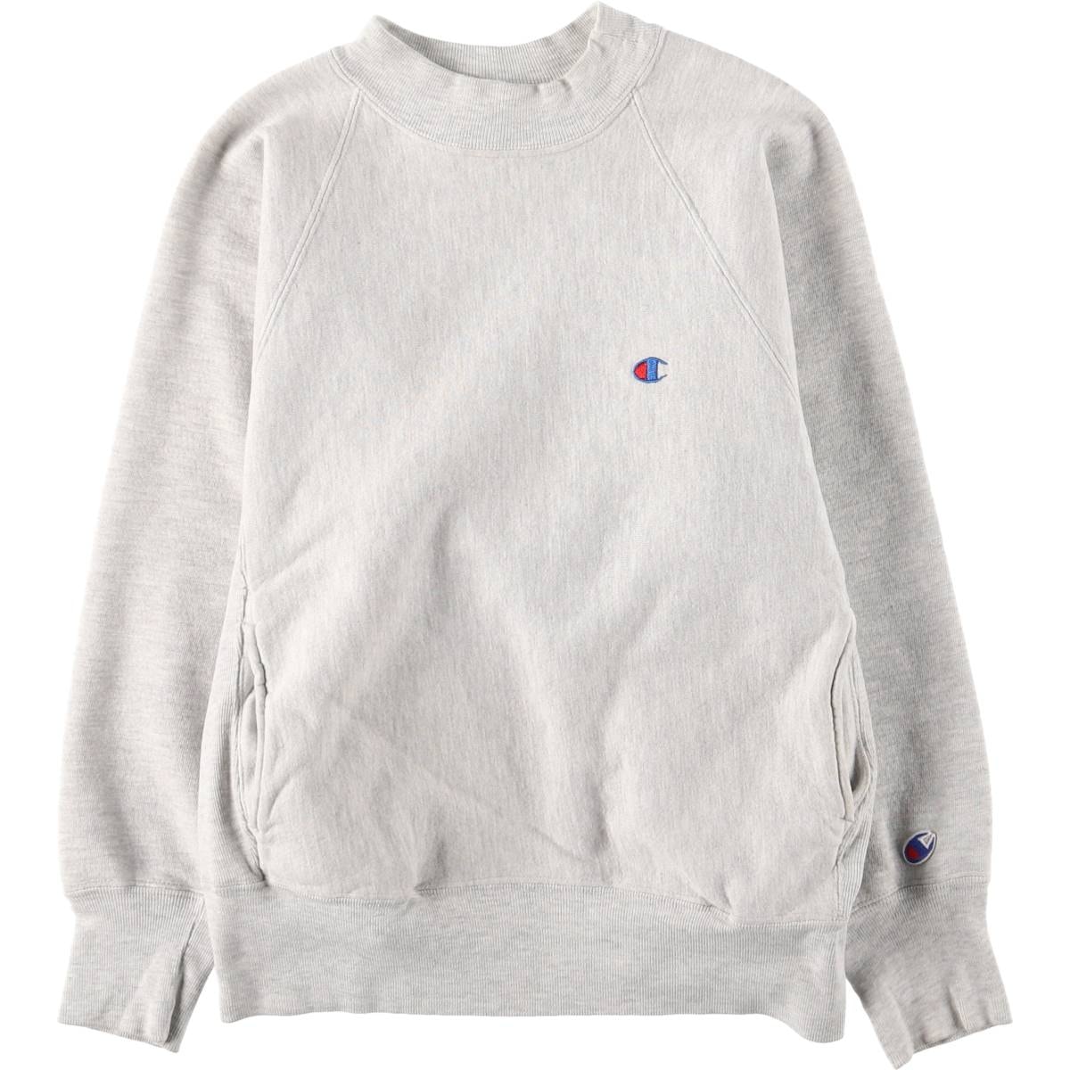 古着 90年代 チャンピオン Champion REVERSE WEAVE リバースウィーブ 刺繍タグ ワンポイントロゴスウェットシャツ トレーナー USA製 メンズS相当 ヴィンテージ/eaa603192