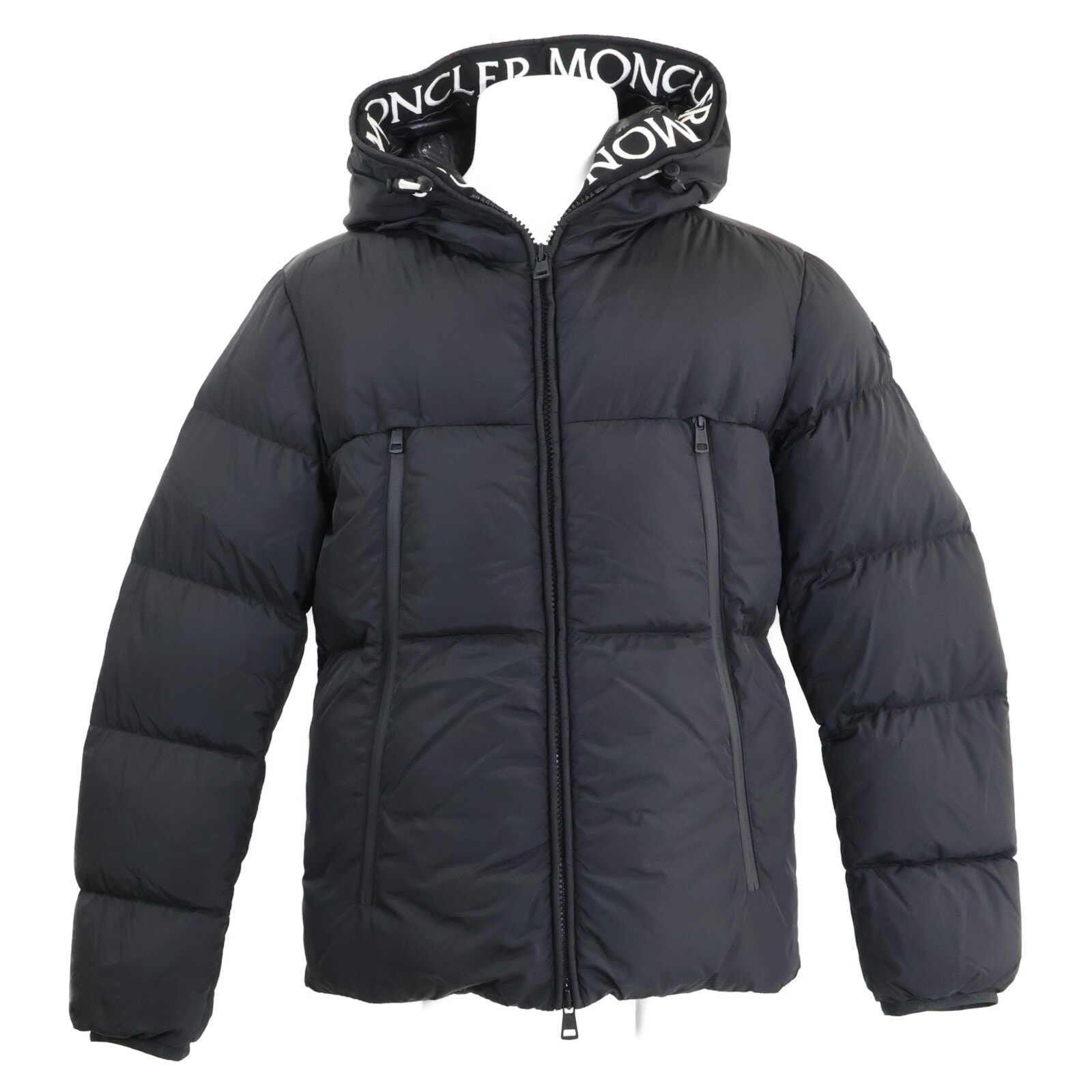 モンクレール MONTCLA モンクラ 内側ロゴ刺繍グログランテープ フーディダウンジャケット 2