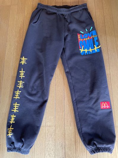 Travis Scott Cactus Jack x McDonald's Smile Sweatpants "Brown"