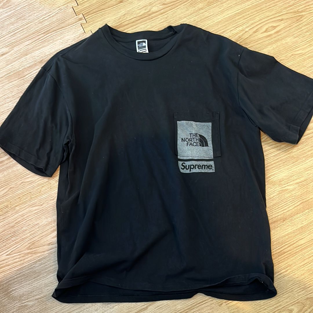 Supreme x The North Face Printed Pocket Tee "Black"