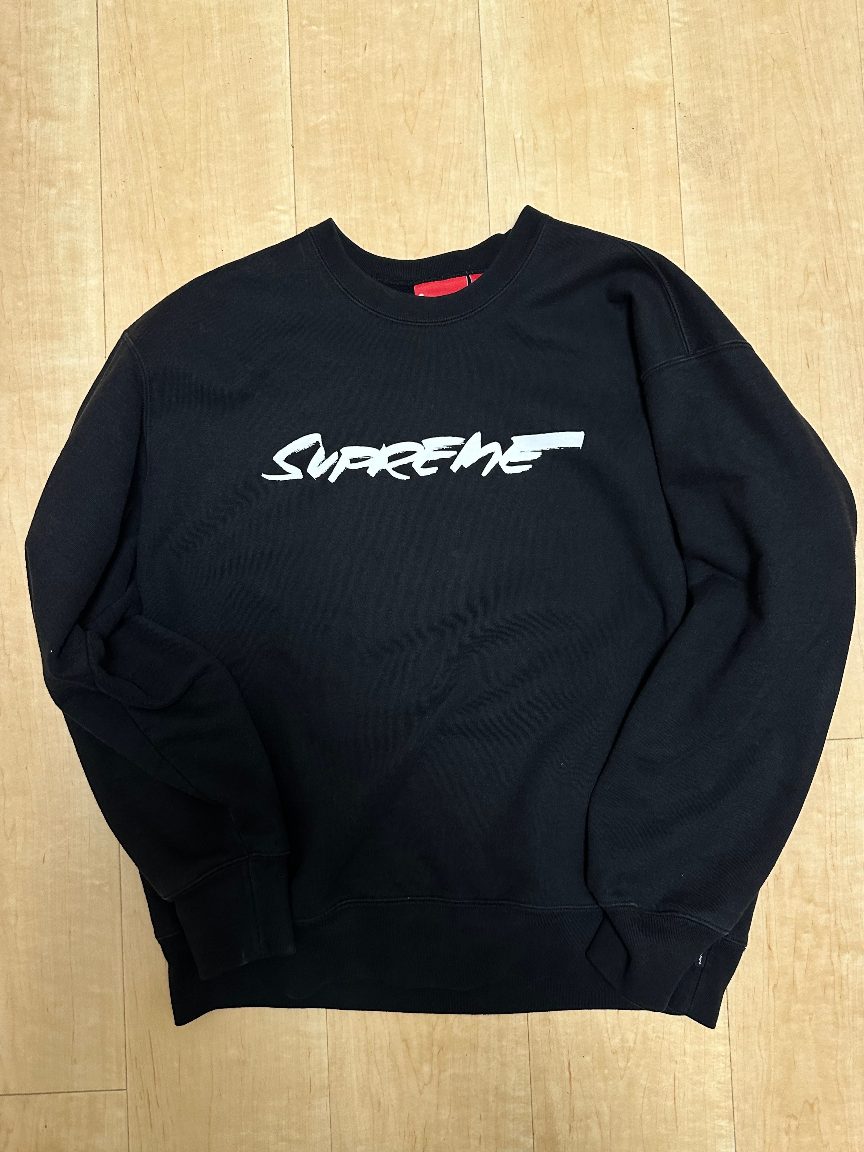 Supreme Futura Logo Crewneck "Black"