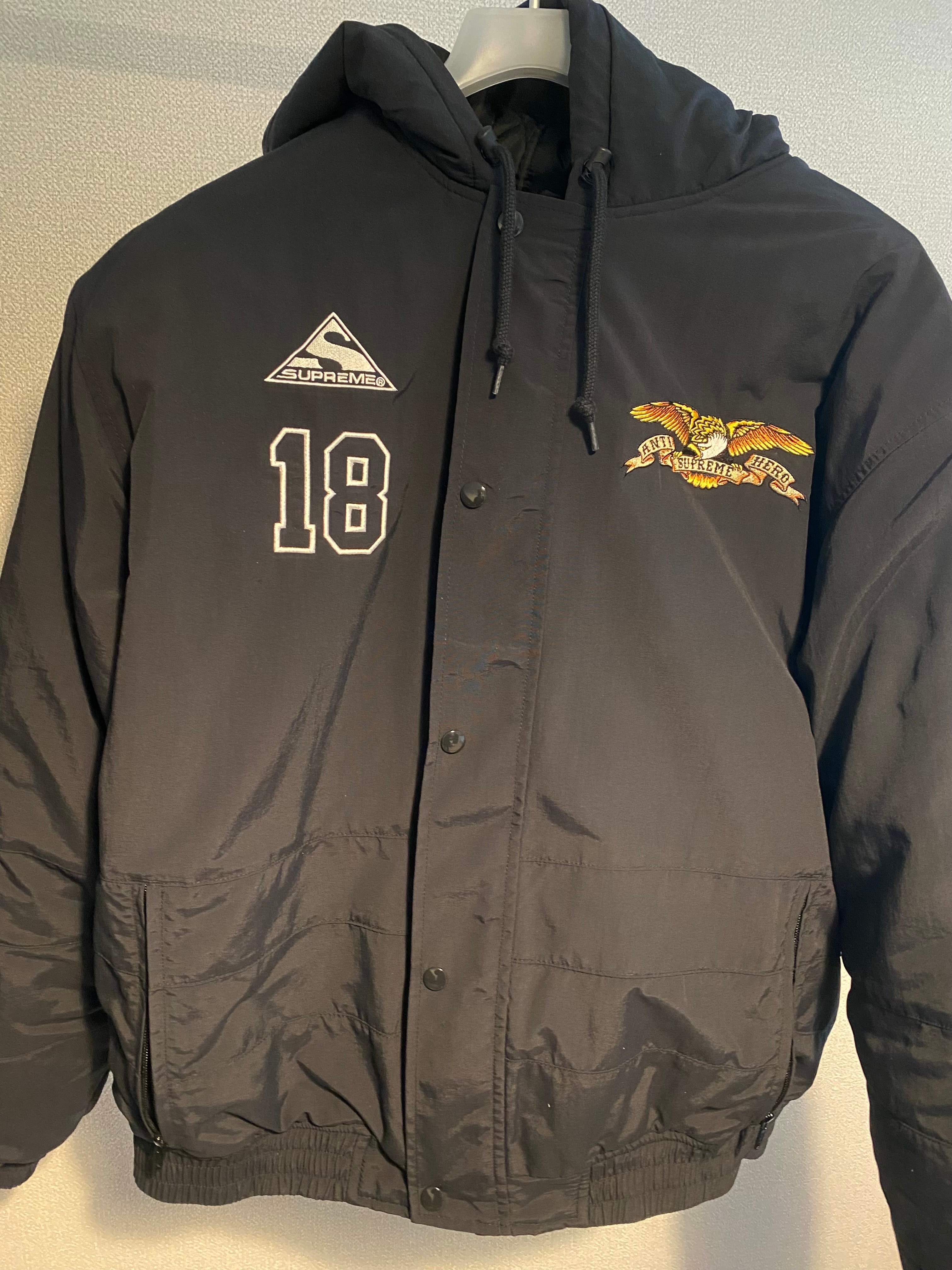 Supreme x ANTIHERO Stadium Jacket "Black"