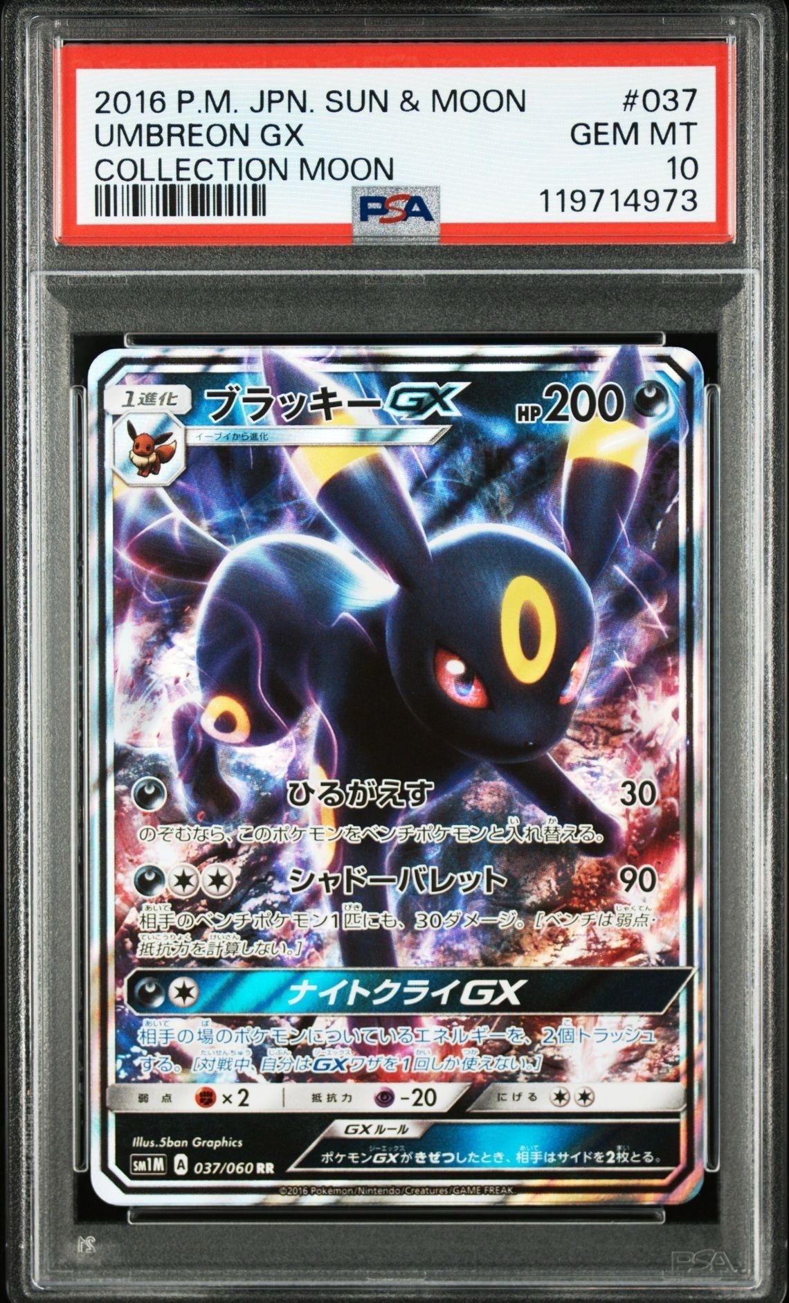 ブラッキーGX RR[SM1M 037/060](拡張パック「コレクション ムーン」)