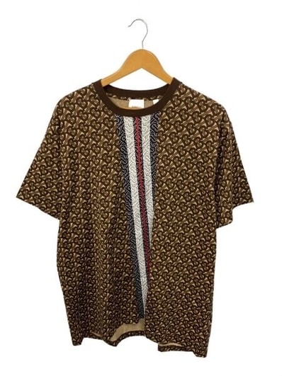 Burberry Men's Munley Monogram Motif T-Shirt "Bridle Brown"