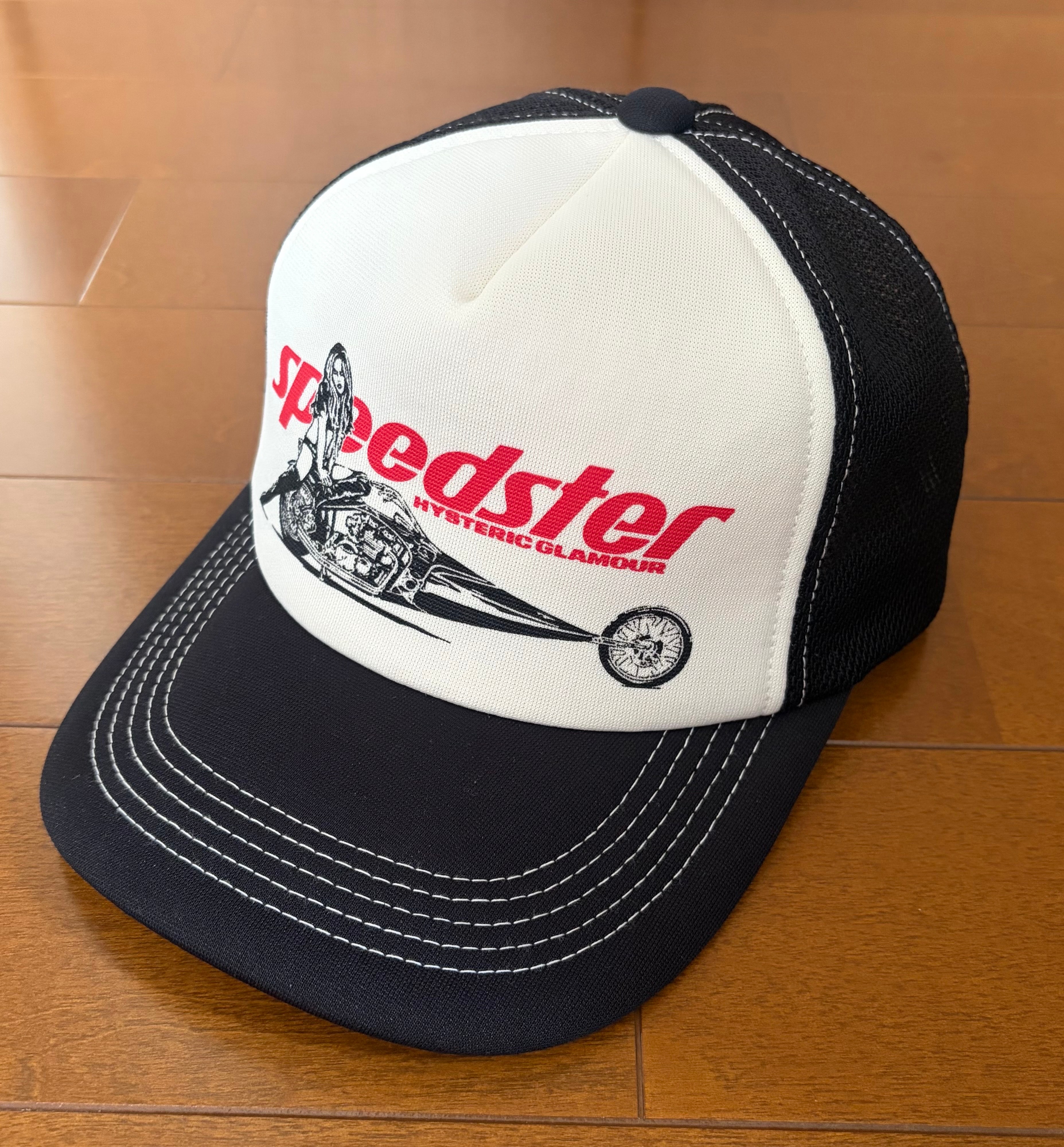 HYSTERIC GLAMOUR Speedster Mesh Cap "Black"