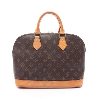 ルイ・ヴィトン LOUIS VUITTON アルマPM ハンドバッグ バッグ PVCコーティングキャンバス レザー モノグラム レディース ブラウン系 M51130 【中古】
