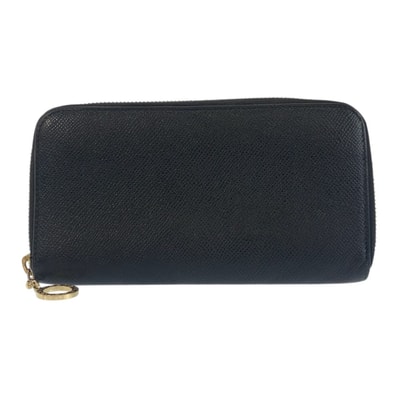 美品 BVLGARI ブルガリ ブルガリブルガリ ブラック 黒 ゴールド金具 レザー 長財布 ロングウォレット 505703 【中古】
