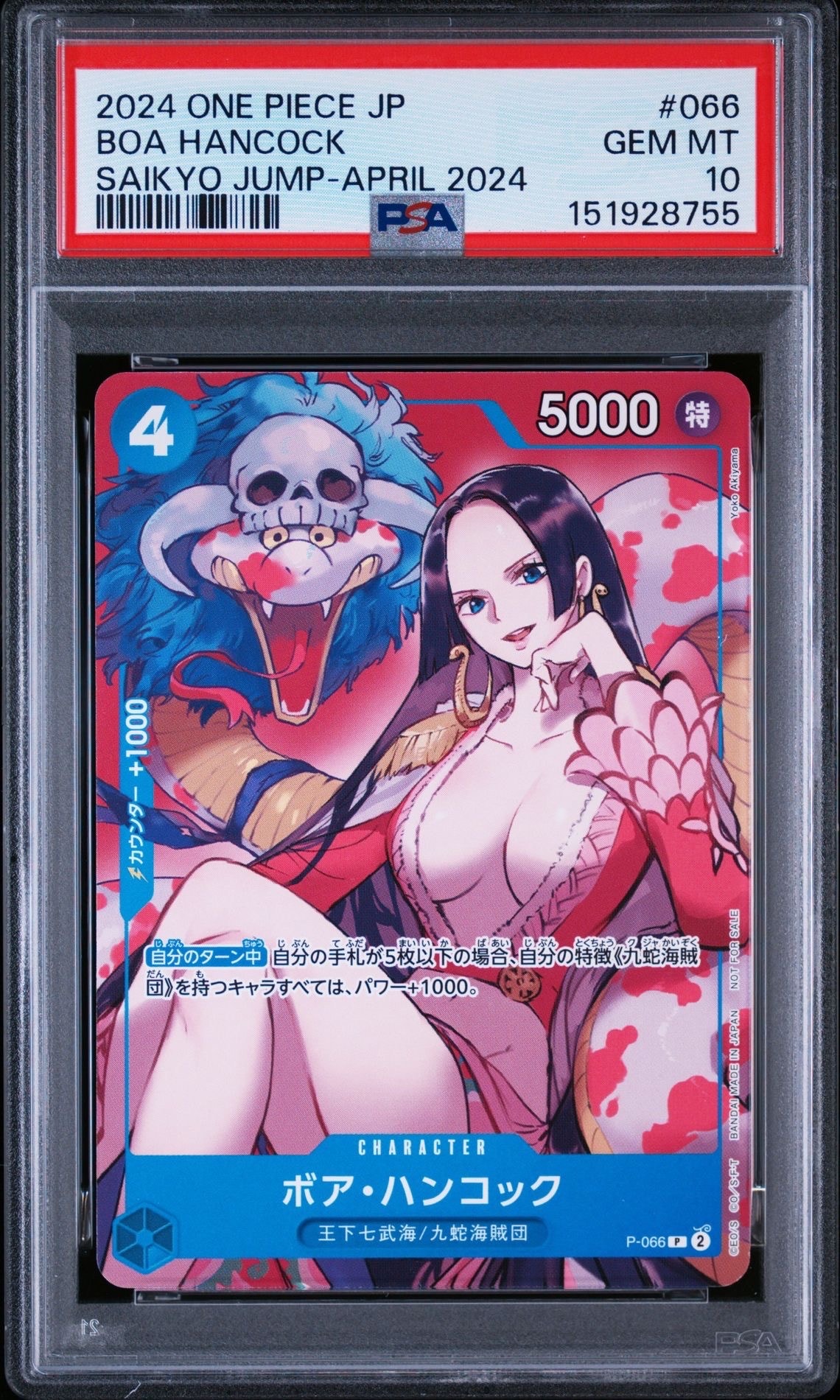 ボア・ハンコック P [P-066](最強ジャンプ 2024年 4月号 付録)の新品