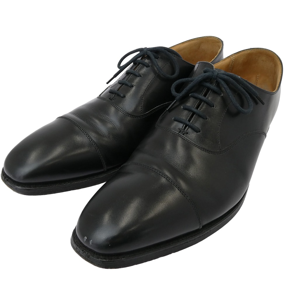 CROCKETT&JONES クロケットアンドジョーンズ その他靴 5057 HALLAM ハラム ストレートチップ レザー シューズ ブラック系 8.5【中古】