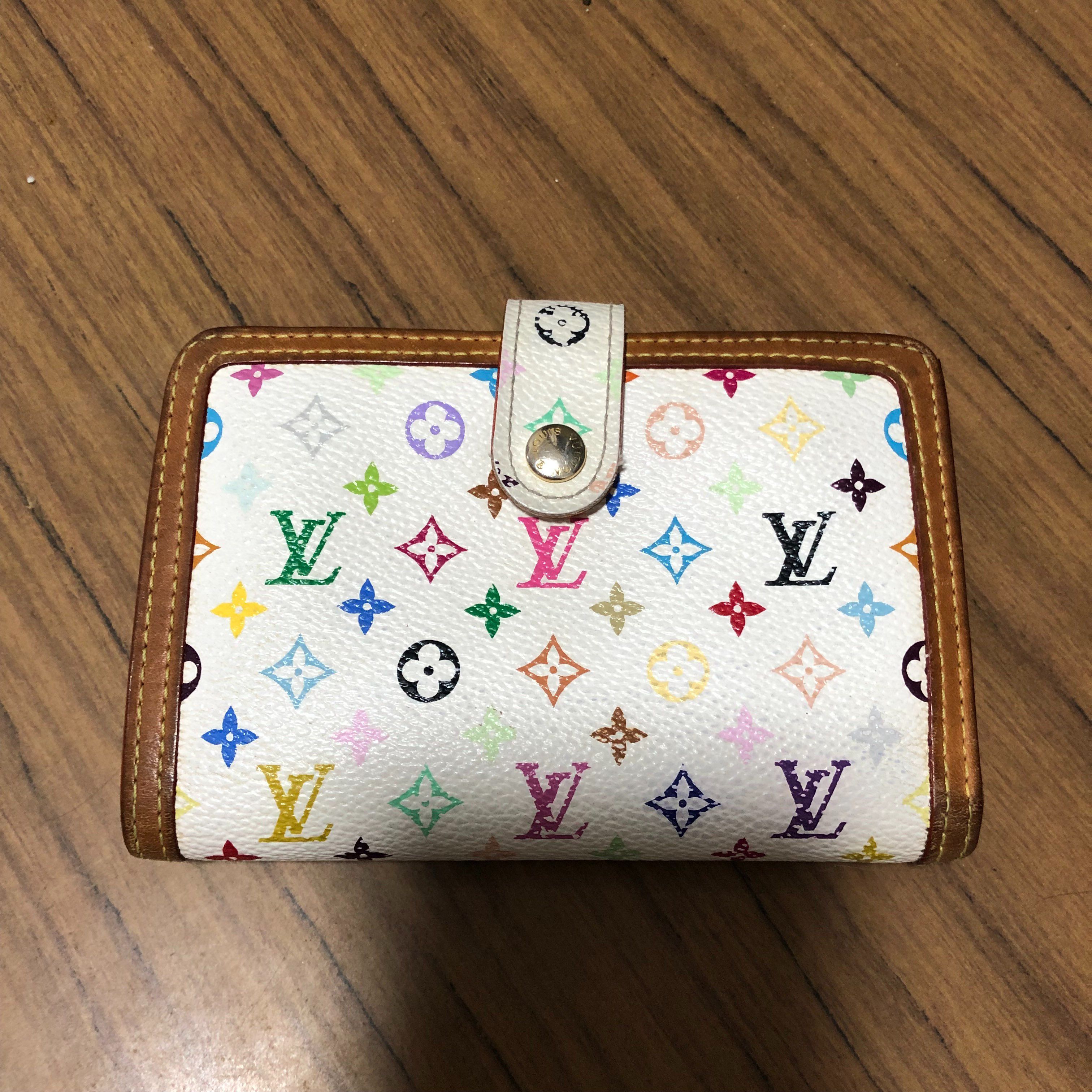 Louis Vuitton Viennois Wallet Monogram Multicolor "Blanc"