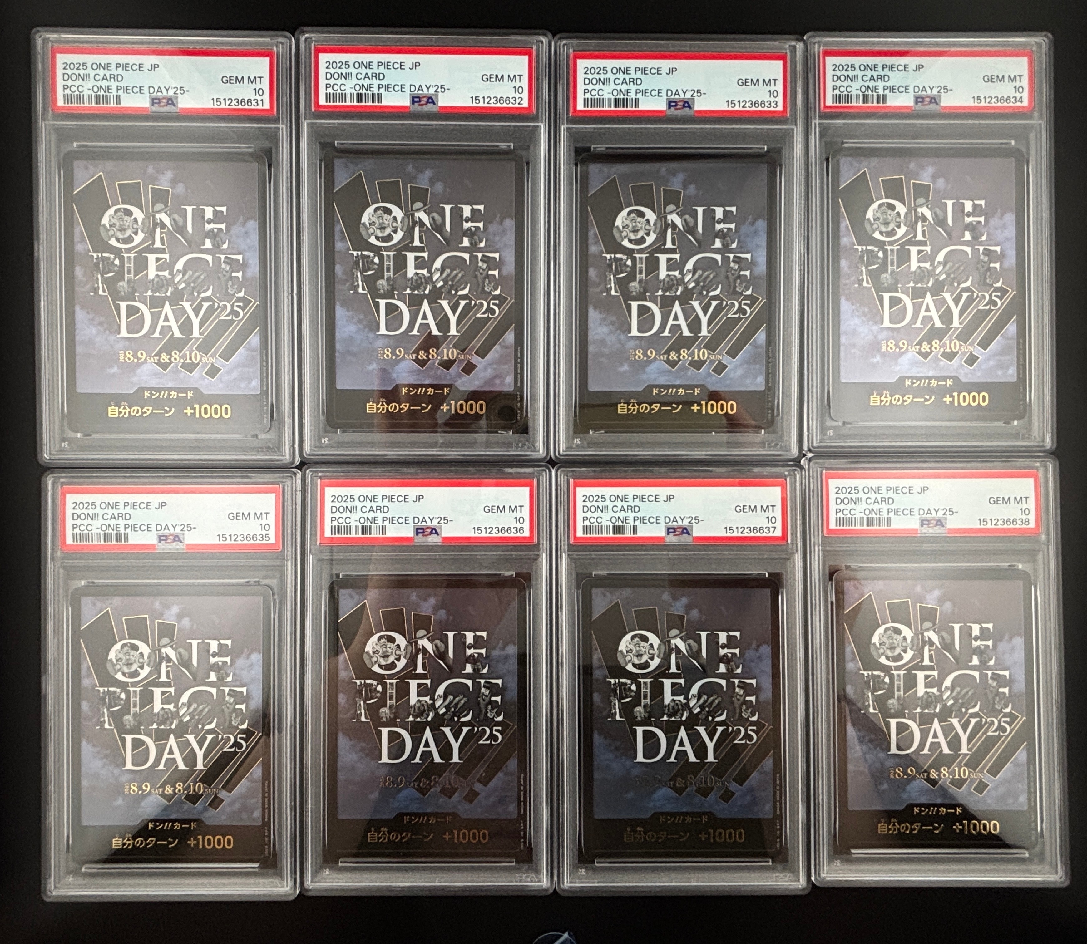 PSA10】ドン!!カード : ONE PIECE DAY'25 (プレミアムカード