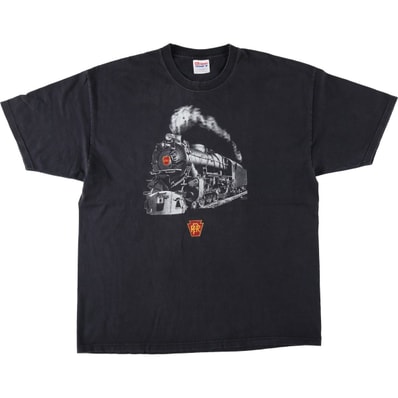 古着 ヘインズ Hanes COMFORT-T プリントTシャツ メンズXL相当/eaa646123