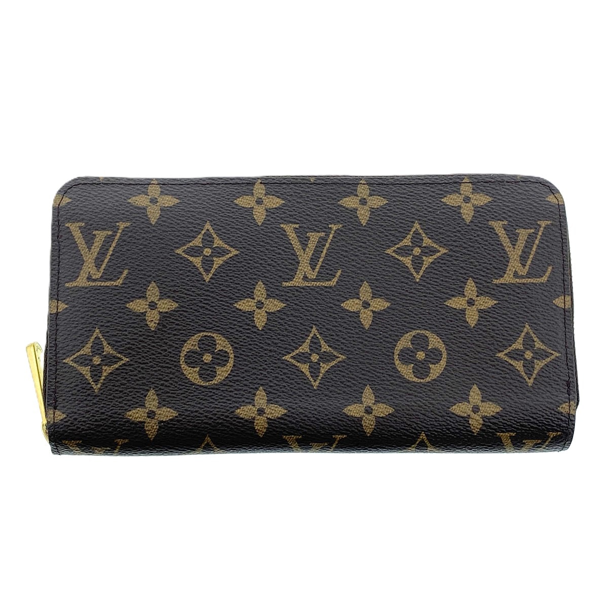 LOUIS VUITTON ルイ・ヴィトン ジッピーウォレット 長財布 M41896 モノグラム レザー ブラウン コクリコ  レディース【中古】
