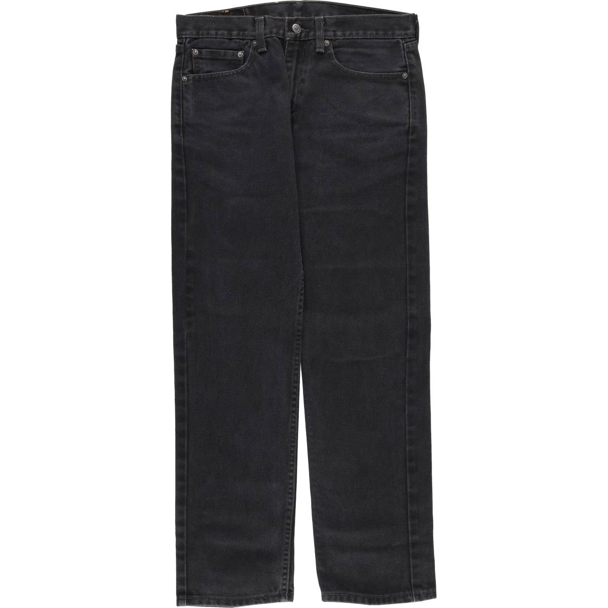 古着 リーバイス Levi's 505 ブラックデニム テーパードデニムパンツ メンズw32相当/eaa483203