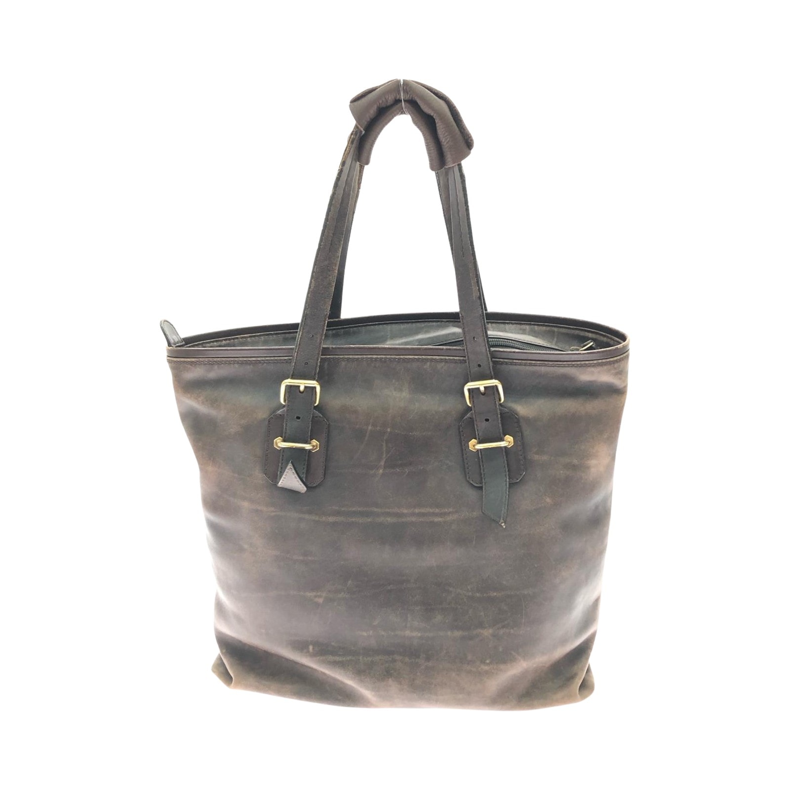 Salvatore Ferragamo サルヴァトーレフェラガモ トートバッグ オールレザー ショルダートート EO-24 8834 ブラウン
