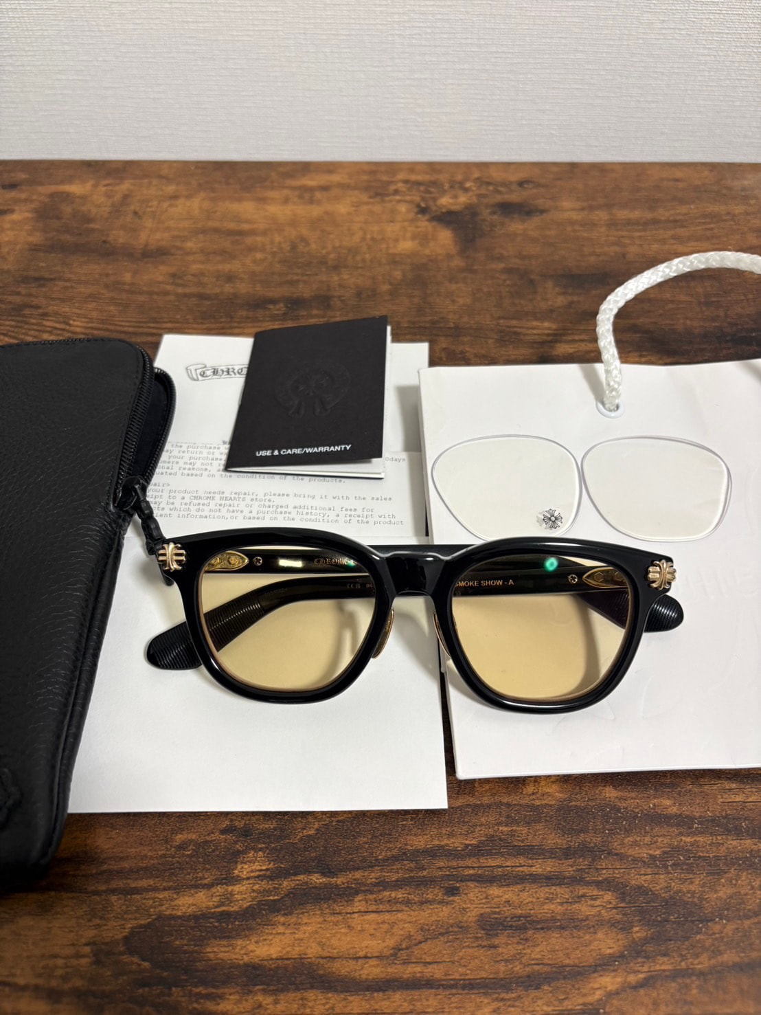 Chrome Hearts SMOKE SHOW-A Optical Glasses "Black"