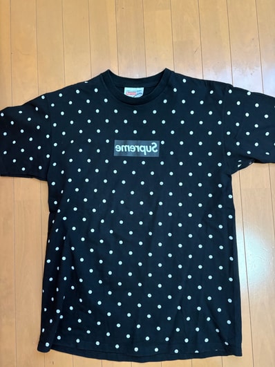 Supreme COMME des GARCONS SHIRT Polka Dot Tee "Black"